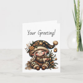 Skapa din egen söta, magiska jultoma helgkort