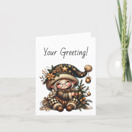 Skapa din egen söta, magiska jultoma helgkort