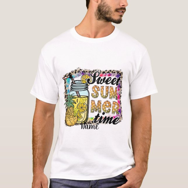 Skapa din egen söta sommartid t shirt (Framsida)