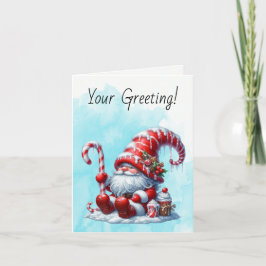 Skapa din egen sötprermint-jultoma helgkort