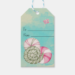 Skapa din egen Spearmint Candy Worm Julgran Presentetikett