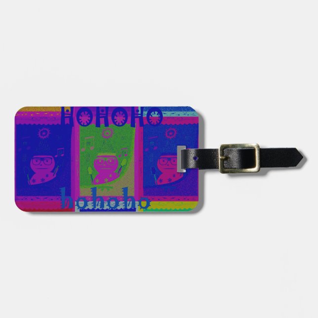 Skapa din egen Speciella jultomtekonst Bagagebricka (Horisontell Framsida)