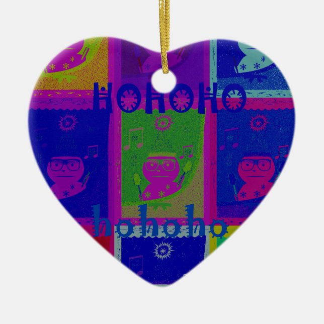 Skapa din egen Speciella jultomtekonst Julgransprydnad Keramik (Framsidan)