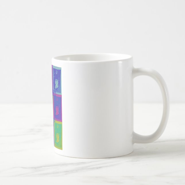Skapa din egen Speciella jultomtekonst Kaffemugg (Höger)