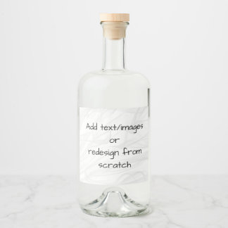 Skapa din egen! spritflaskor etikett