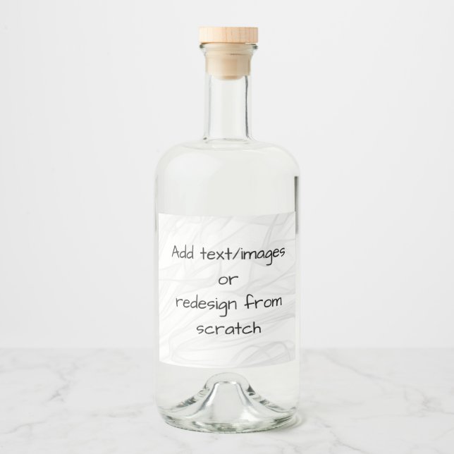 Skapa din egen! spritflaskor etikett (Framsida)