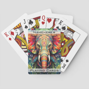 Skapa din egen stamjungel Elephant Casinokort
