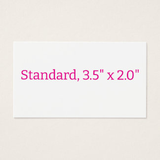 Skapa din egen standard, 3,5" x 2,0" visitkort