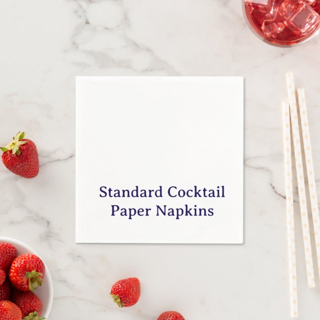 Skapa din egen standardcocktail pappersservett (Insitu)