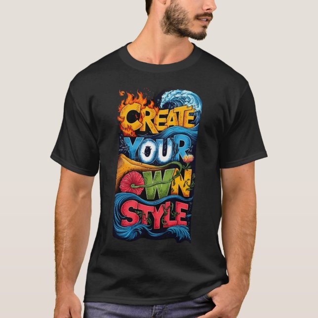 Skapa Din Egen Stil T Shirt (Framsida)