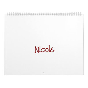 Skapa din egen stora engelska US-kalender Kalender