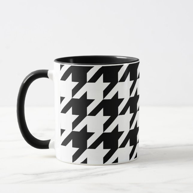 Skapa din egen stora houndstooth mugg (Vänster)