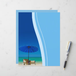 Skapa din egen strandtema Blå
