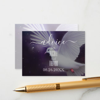 Skapa din egen surrealistiska målade duva rådkort