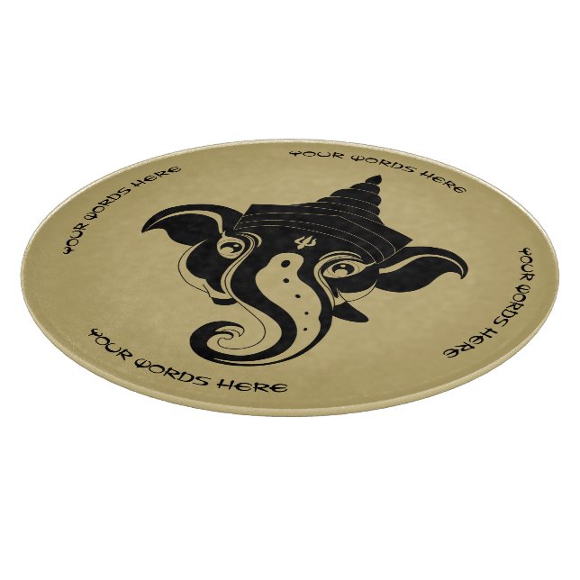 Skapa din egen svart & guld Ganesh (Hörn)