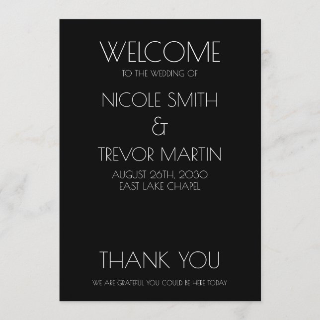 Skapa din egen - svart program (Framsida)