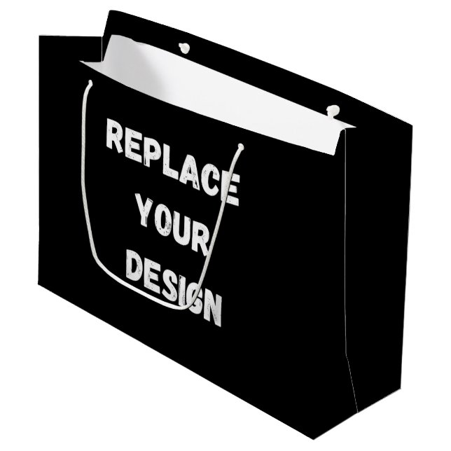 Skapa din egen svarta Anpassad design (Framsidan Vinklad)