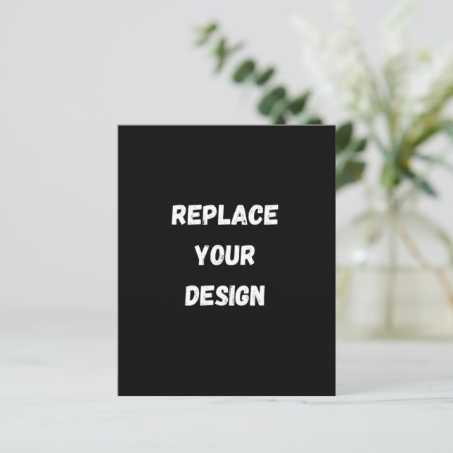 Skapa din egen svarta Anpassad design (Stående Fram)