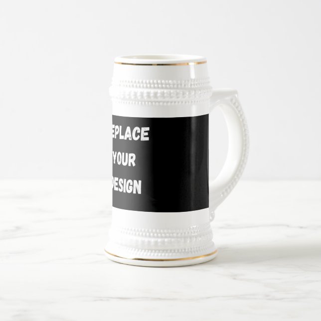 Skapa din egen svarta Anpassad design Sejdel (Framsida höger)