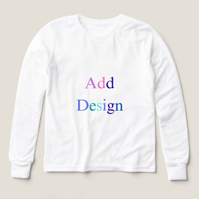 Skapa din egen svarta Anpassad design T Shirt (Design framsida)