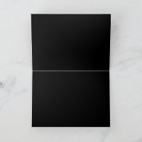Skapa din egen svarta anpassade design julkort