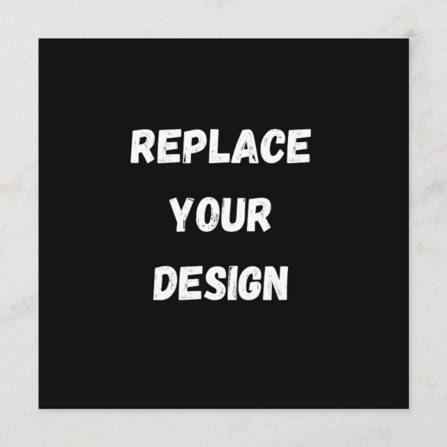 Skapa din egen svarta anpassade design meny (Framsida)