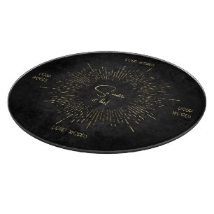 Skapa din egen svarta & guld himmelska mandala