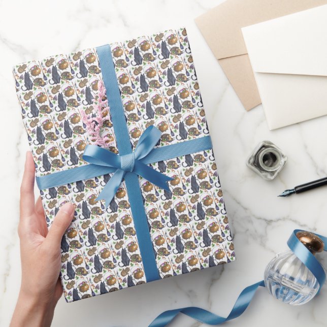 Skapa din egen svarta katttortagram presentpapper (Gifting)