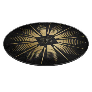 Skapa din egen svarta och gyllene mandala