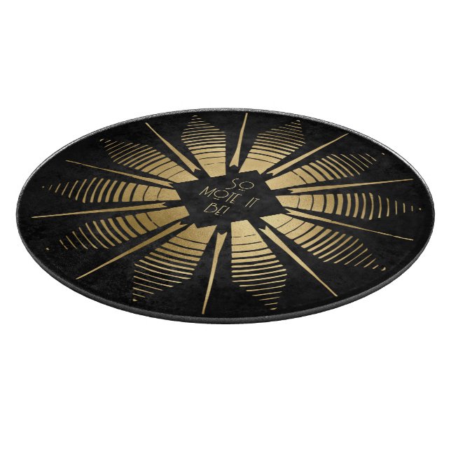 Skapa din egen svarta och gyllene mandala (Hörn)