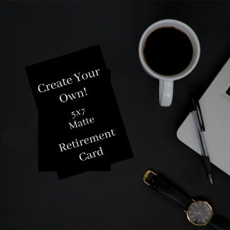 Skapa din egen svarta Pension Kort