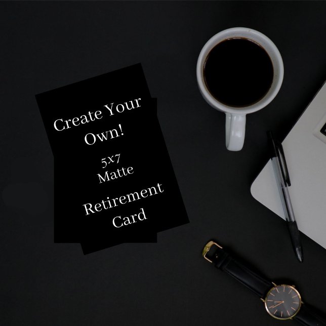 Skapa din egen svarta Pension Kort (Skapare uppladdad)