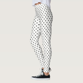 Skapa din egen svartpolkatodpunkt leggings
