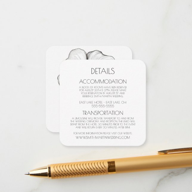 Skapa din egen - svartvitt tilläggskort (Fram/Back In Situ)