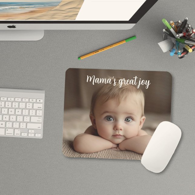 Skapa din egen svett Baby/barnfoto Mousepad Musmatta (Skapare uppladdad)