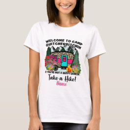 Skapa din egen ta en hike Camping T Shirt