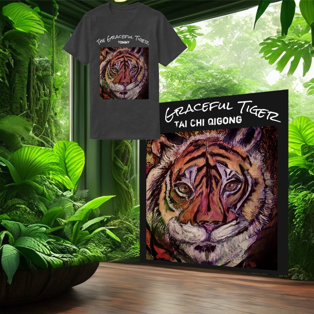 Skapa din egen Tai Chi Gracval Tiger-övning T Shirt (Skapare uppladdad)