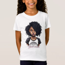Skapa din egen tattooed Black Girl T Shirt