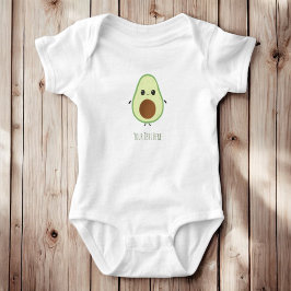 Skapa din egen text - Whimsical Kawaii Avocado T Shirt