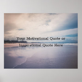 Skapa din egen textinspirerande motivation poster