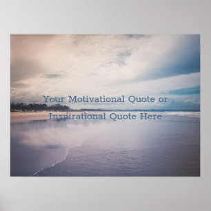 Skapa din egen textinspirerande Motivational Po Poster