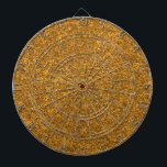 Skapa din egen tomma Guld Glitter Darttavla<br><div class="desc">Skapa ditt eget Blank Guld Glitter Dart Board</div>