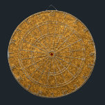 Skapa din egen tomma Guld Glitter Darttavla<br><div class="desc">Skapa ditt eget Blank Guld Glitter Dart Board</div>