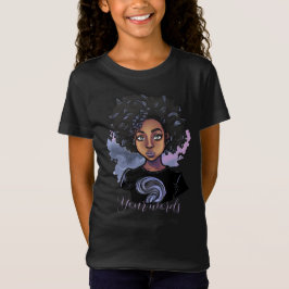 Skapa din egen Tonåring Black Girl T Shirt