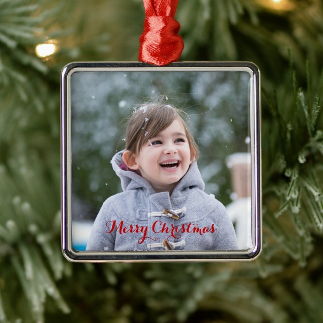 Skapa din egen torg Silver Färgad jul Julgransprydnad Metall (Träd)