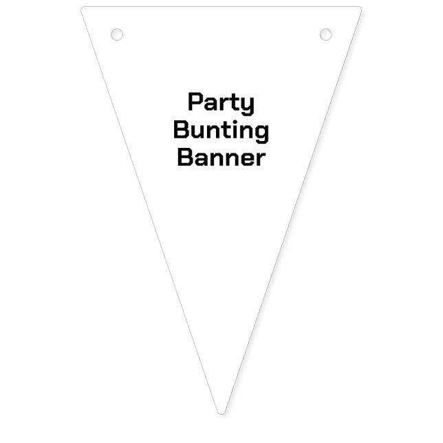 Skapa din egen triangulär partybanderoll vimplar (Första flaggan)