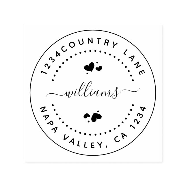 Skapa din egen tur-retur-självlänkande Frimärke Självfärgande Stämpel (Design)