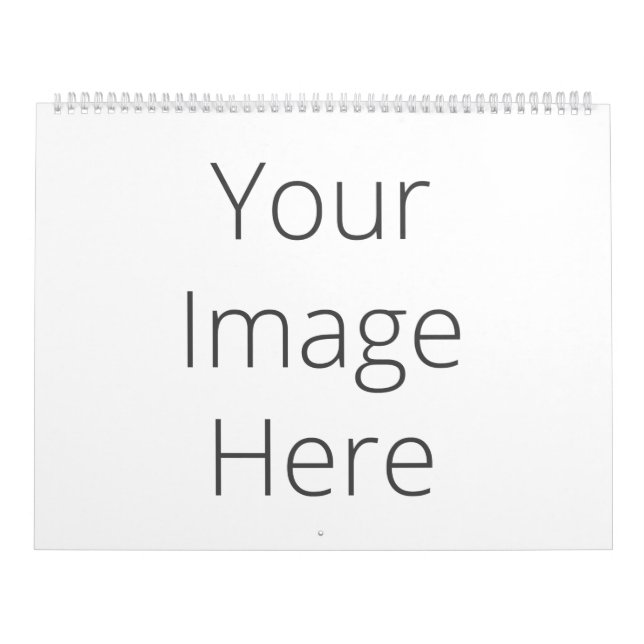 Skapa din egen tvåsidig, stor, vit kalender (Omslag)
