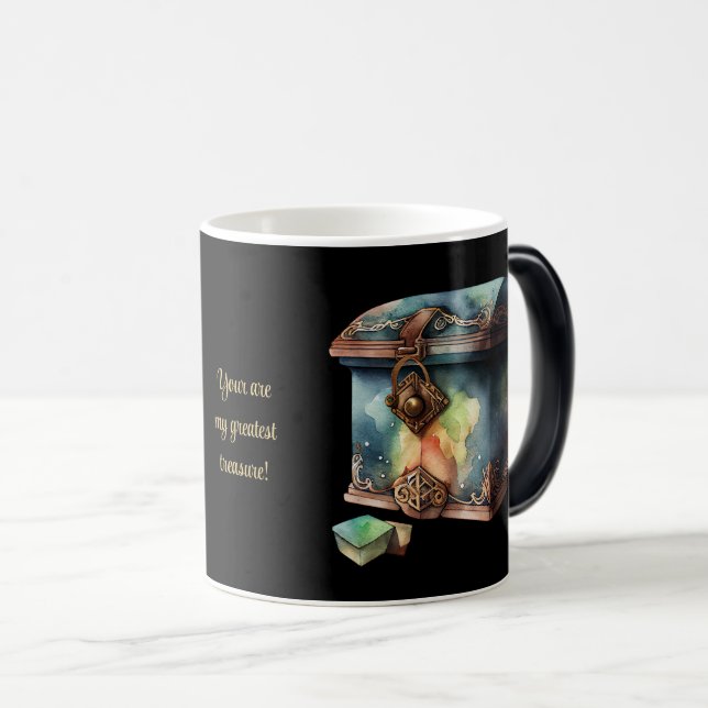 Skapa din egen Underbarare tvättvattenfärg Magisk Mugg (Framsida höger)