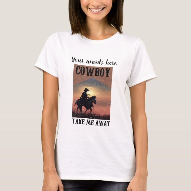 Skapa din egen unge ta mig iväg t shirt (Framsida)